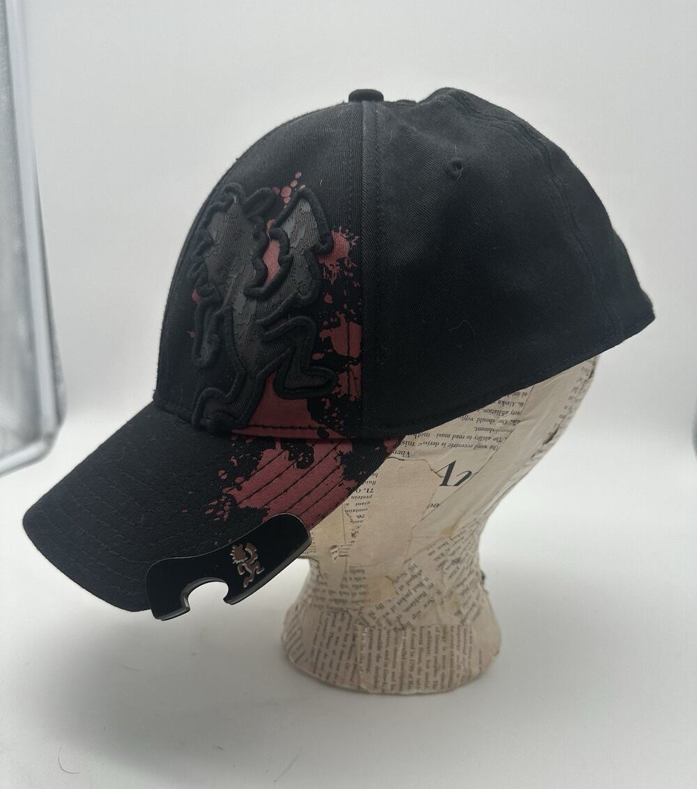 Insane Clown Posse Hat Hatchetman Red Black 2010 ICP Bottle Opener OSFM